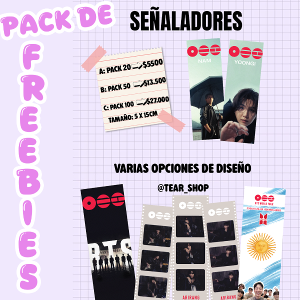 Producto - SEÑALADORES FREEBIES
