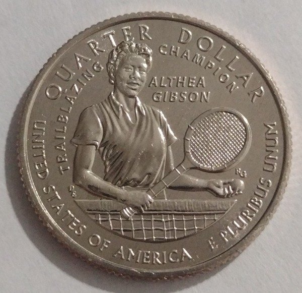 Producto - EE.UU. 25 cents 2025  Althea Gibson ceca D, P o S a elegir