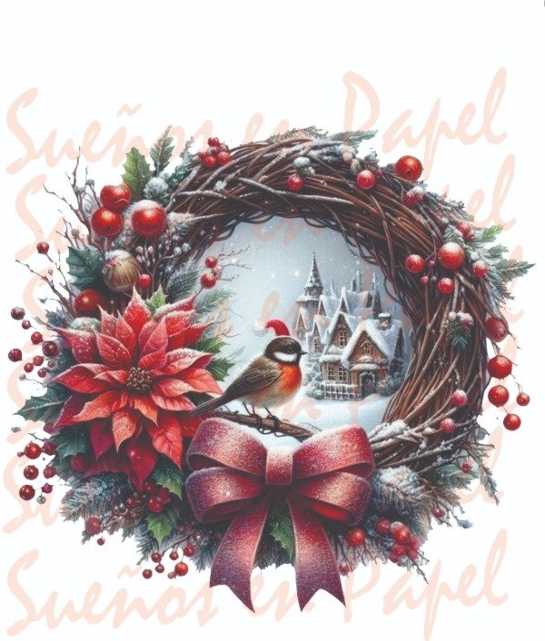 Producto - Lamina Termotransferible Navidad NA02