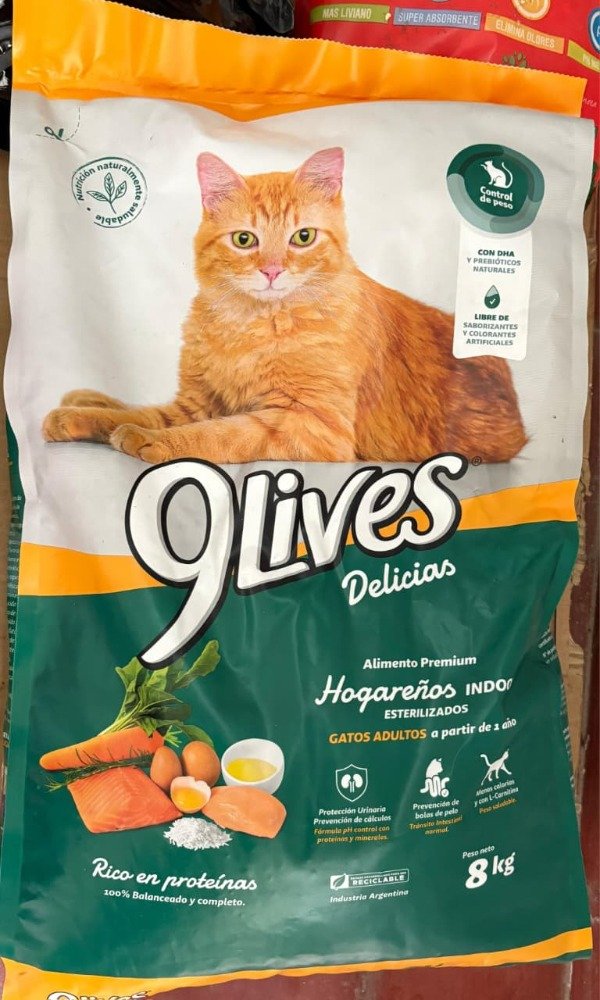 Producto - 9 lives gato castrado