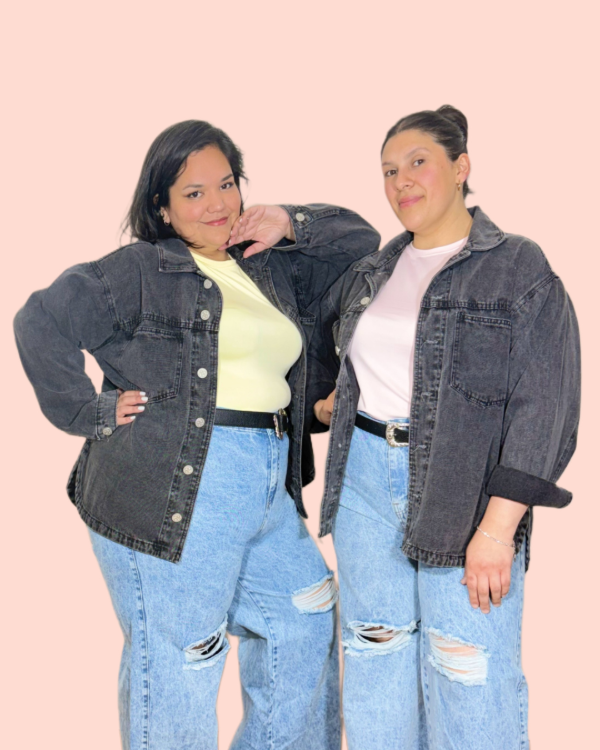 Producto - Camisaco Jeans gris