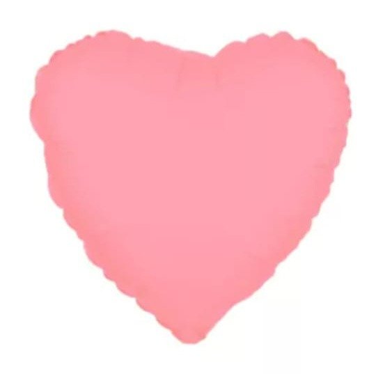 Producto - Corazon rosa mate 18" x1