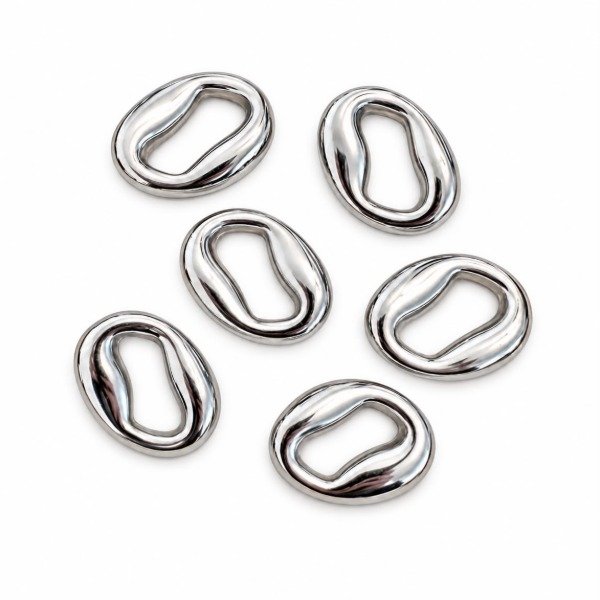 Producto - Set x6 Anillos de sujeción para Pañuelos Silver - 0