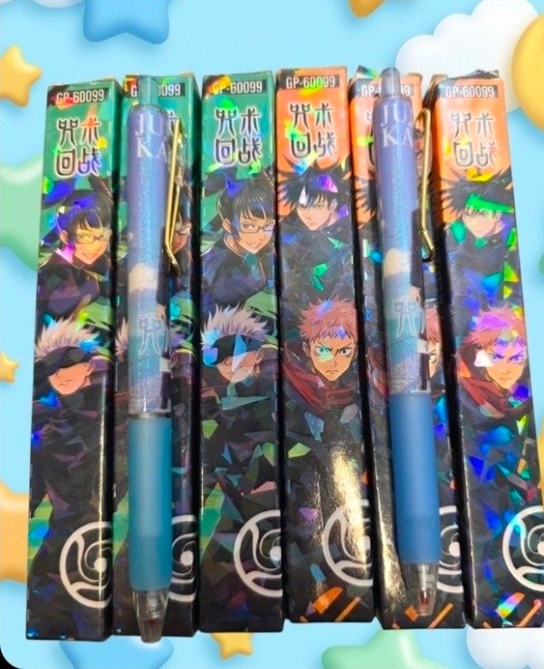 Producto - Lapicera en cajita modo sorpresa varios modelos jujutsu kaisen