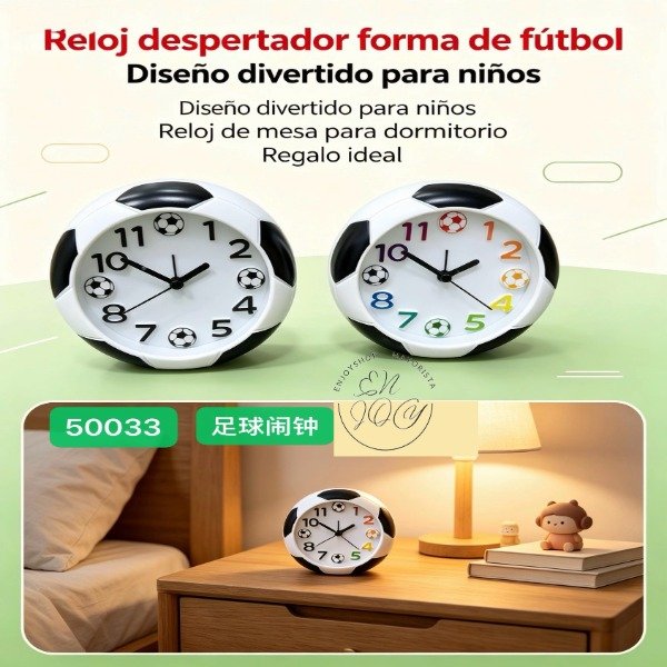 Producto - Reloj Despertador FORMA FUTBOL 50033