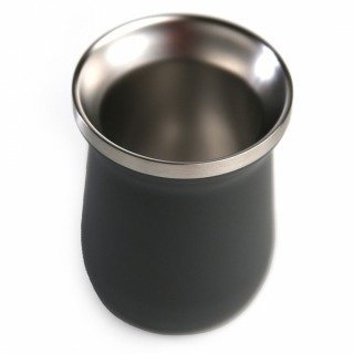 Producto - Mate Negro Acero 210ml Nacional - 1