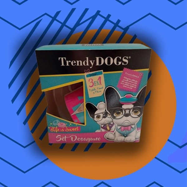 Producto - SET TRENDYDOGS ( PLATO + BOWL + TAZA )