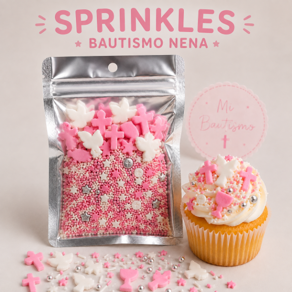 Producto - SPRINKLES BAUTISMO NENA