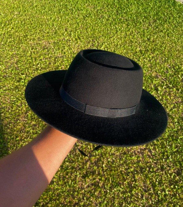 Producto - SOMBRERO HEREDERO DE PAÑO NEGRO ALA 8