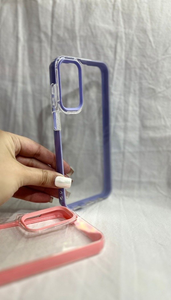 Producto - funda 360 lila reforzada transparente