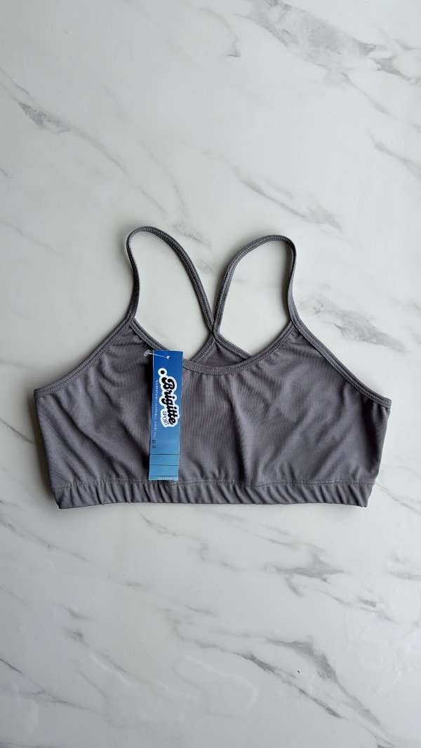 Producto - Top liso gris T4