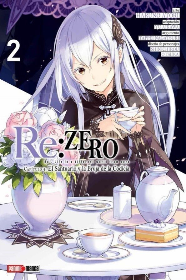 Producto - Manga Re Zero Tappei Nagatsuki Panini Capítulo 4 Tomo 02 Otorii Anime