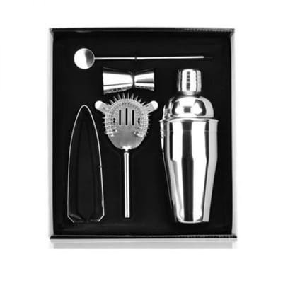 Producto - SET COCTELERA PLATEADA