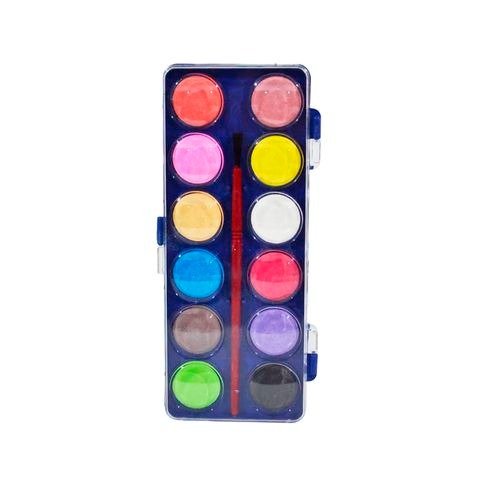 Producto - ACUARELA 12 COLORES CON PINCEL CAJA 6X15CM KATANA