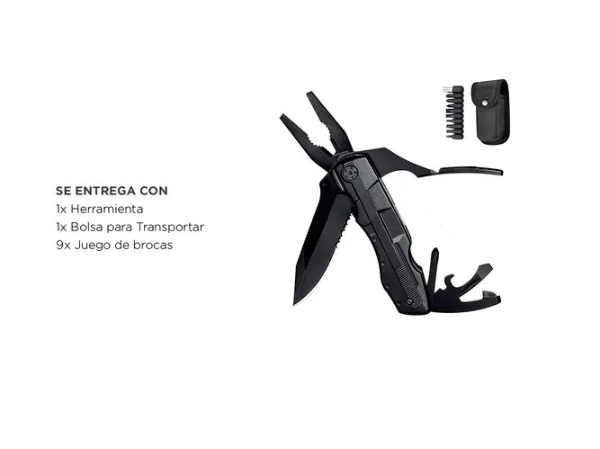 Producto - Alicate de Herramientas Multifuncionales Plegable -Gadnic DFVT10 (MULTIH03) - 4