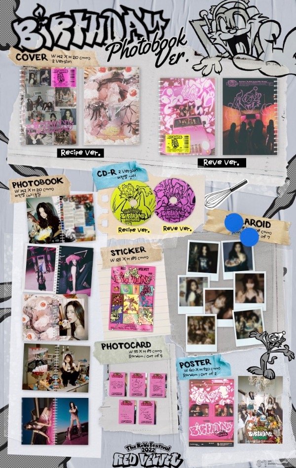 Producto - Red Velvet Birthday Photobook Reve Ver - 1