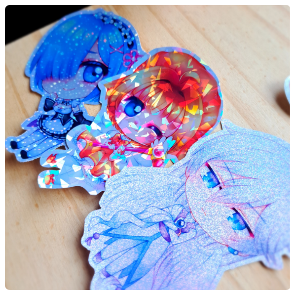 Producto - Stickers OPP Holográficos