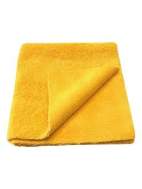Producto - MICROFIBRA 650 GSM AMARILLA  40X40 CORTE LASER  DOBLE PELO LARGO