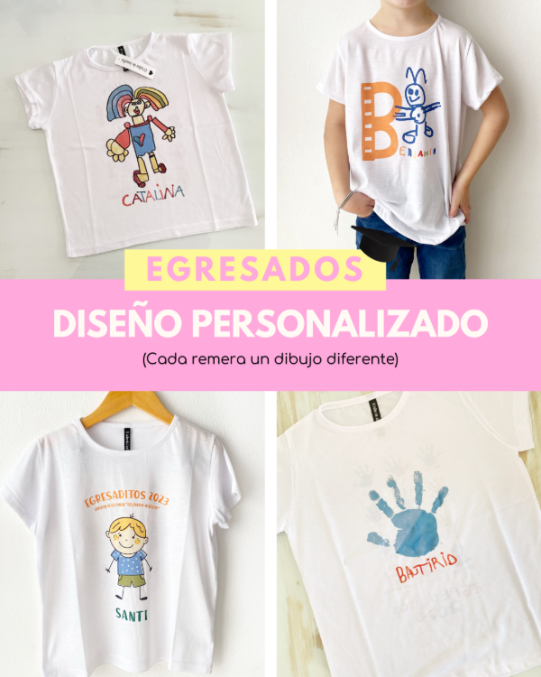 Producto - Remera de egresados PERSONALIZADA