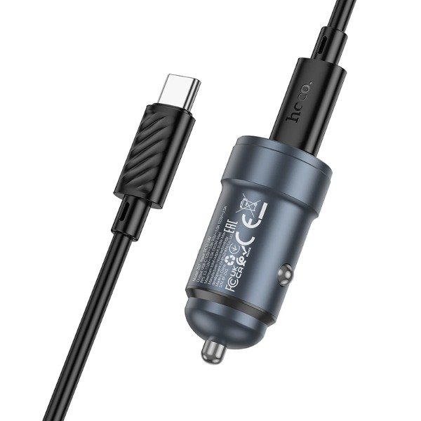 Producto - HOCO - Z57 Cargador Auto Single Port 30W (C to C) - 3