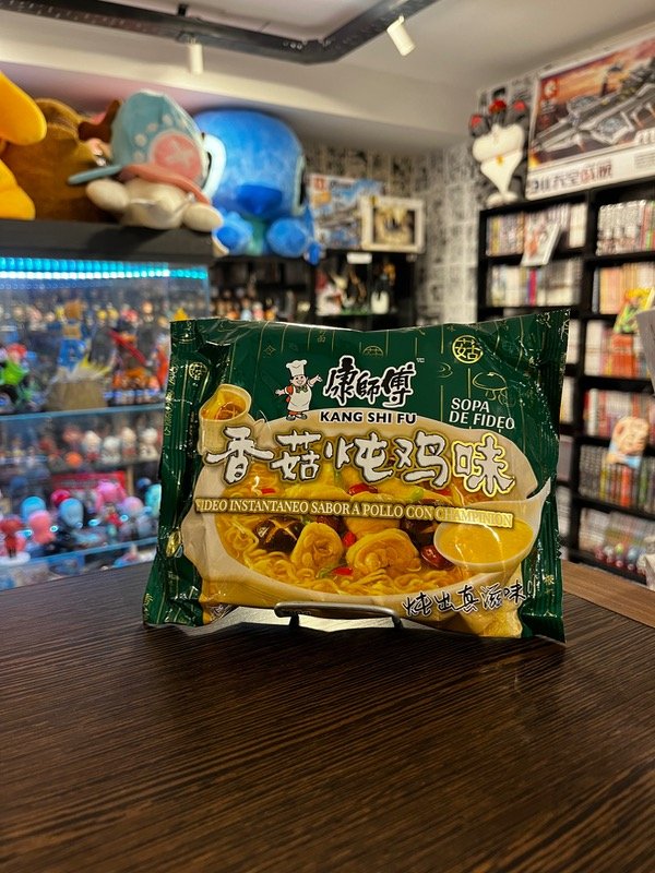 Producto - Paquete/Ramen Sabor Pollo con Champiñón - Kang Shi Fu