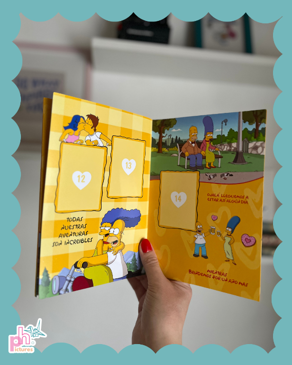 Producto - album de figuritas - nuestra historia versión los simpsons - 1