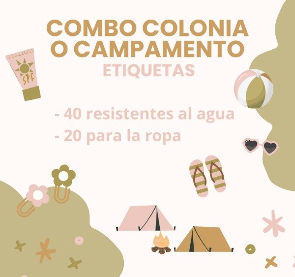Producto - Combo Colonia o Campamento