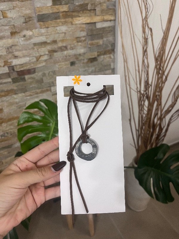 Producto - Choker circle gris
