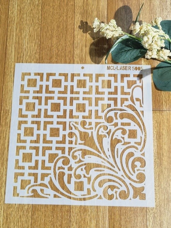 Producto - St 5005 de 20x20 cm Stencil Fondo