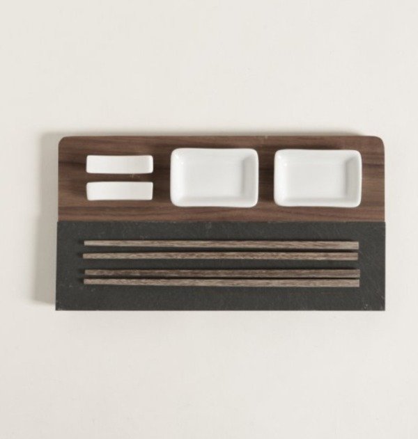 Producto - SET DE SUSHI PARA 2 ACACIA Y LAJA BLANCO