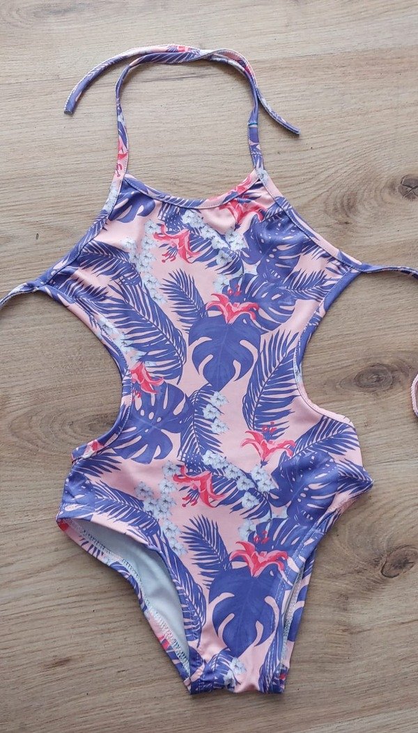 Producto - tankini nena hojas lilas