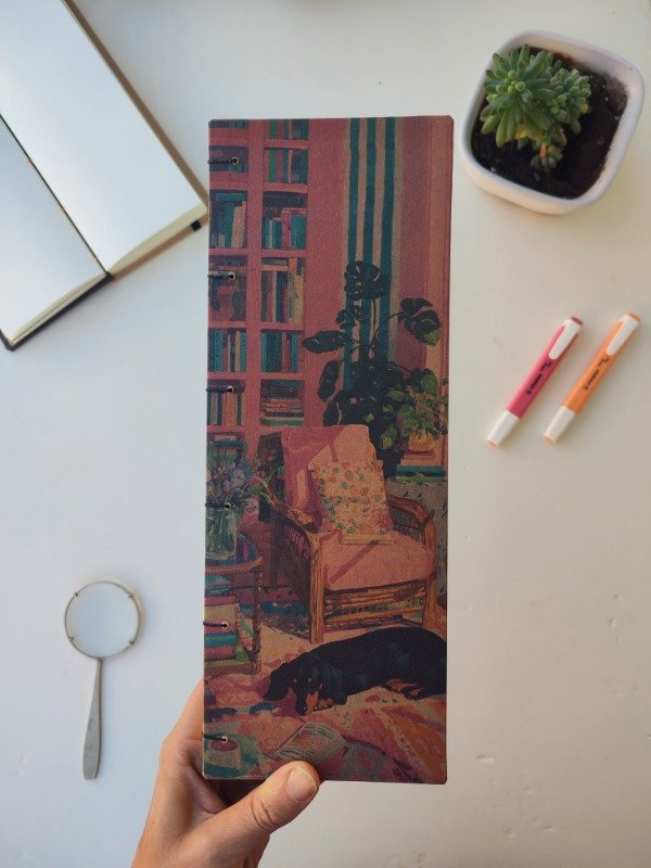 Producto - Cuaderno Bachicha en la biblioteca