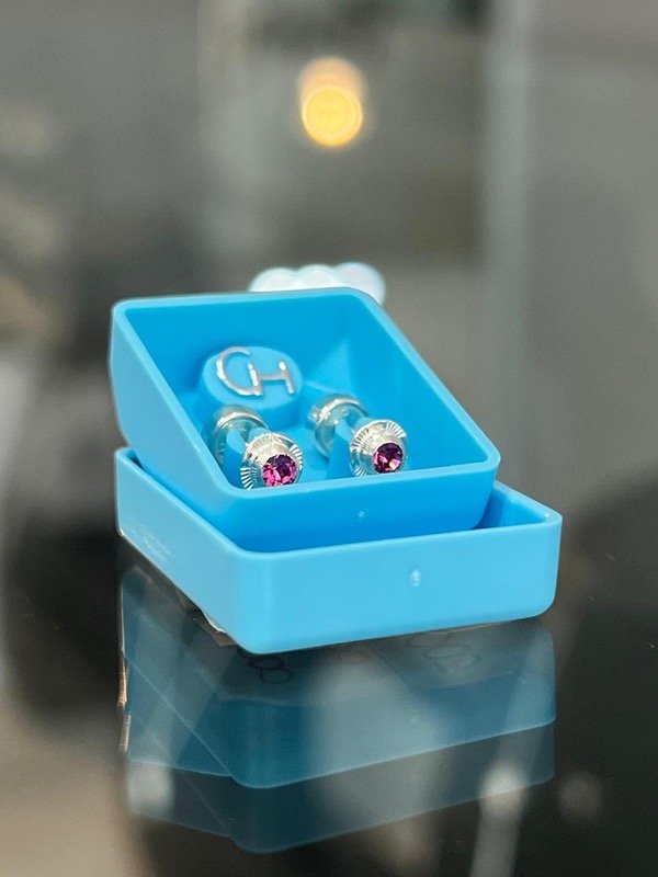 Producto - Abridor plata gorrito y strass rosa