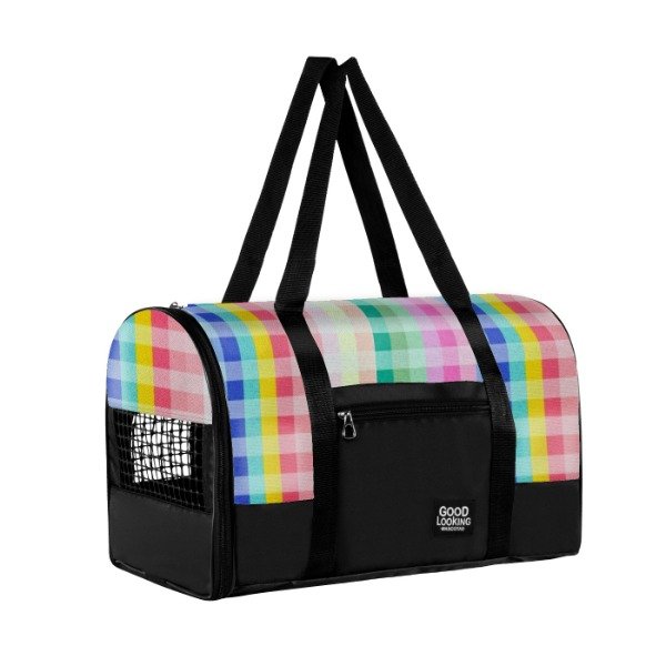 Producto - Bolso Transportador Semirrígido para Perros y Gatos - ARCOIRIS