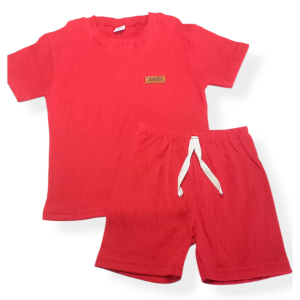 Producto - Remera y short rojo