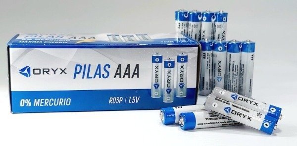 Producto - Pilas ORYX triple AAA x unidad