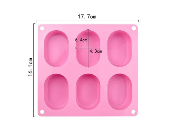 Producto - MOLDE SILICONA X6 OVALADOS - 2