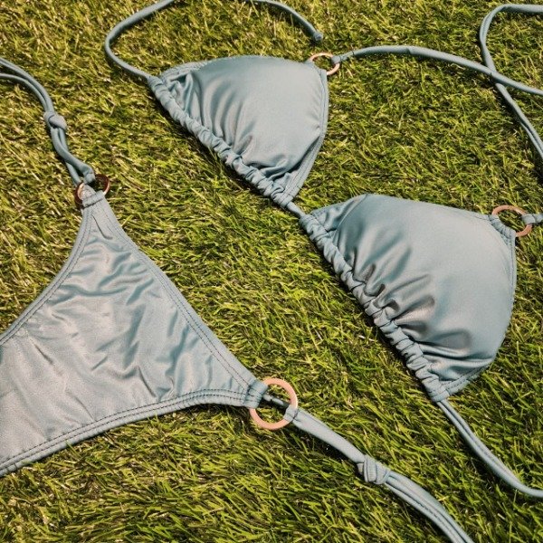 Producto - BIKINI ARANDELA AJUSTABLE VERDE MENTA