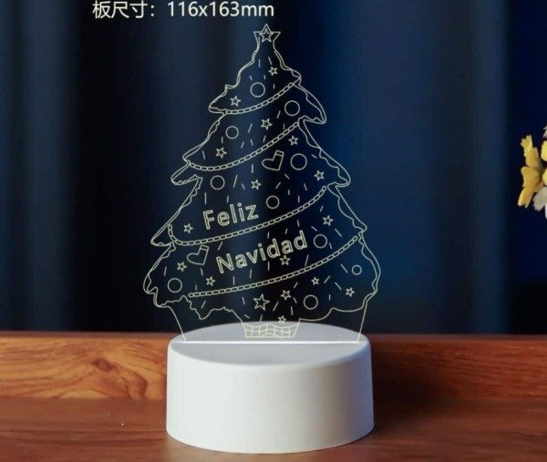 Producto - LAMPARA ACRILICO ARBOL DE NAVIDAD