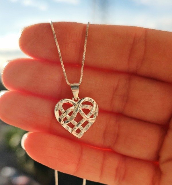 Producto - Collar corazón celta. Plata 925