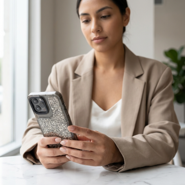 Producto - Clear negro brillo