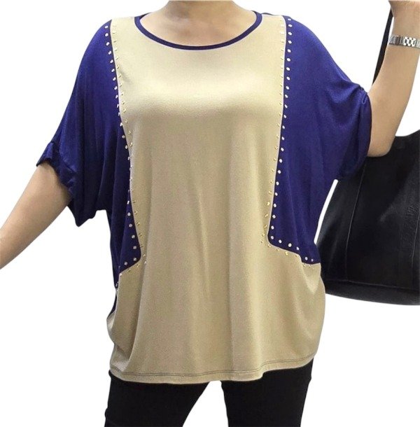 Producto - Remeron Reductor con Tachitas Amplio Oversize 33.900 Transf - Azul