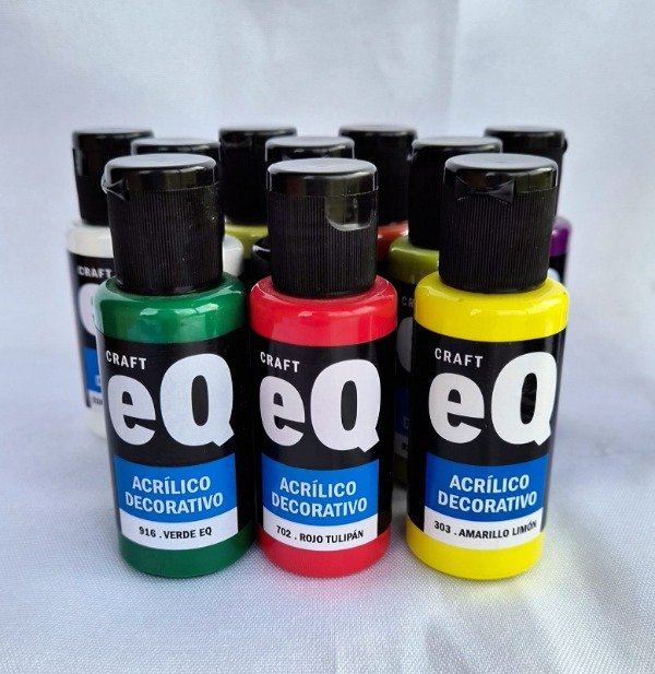 Producto - Acrilicos decorativos EQ x 10 unidades - 0