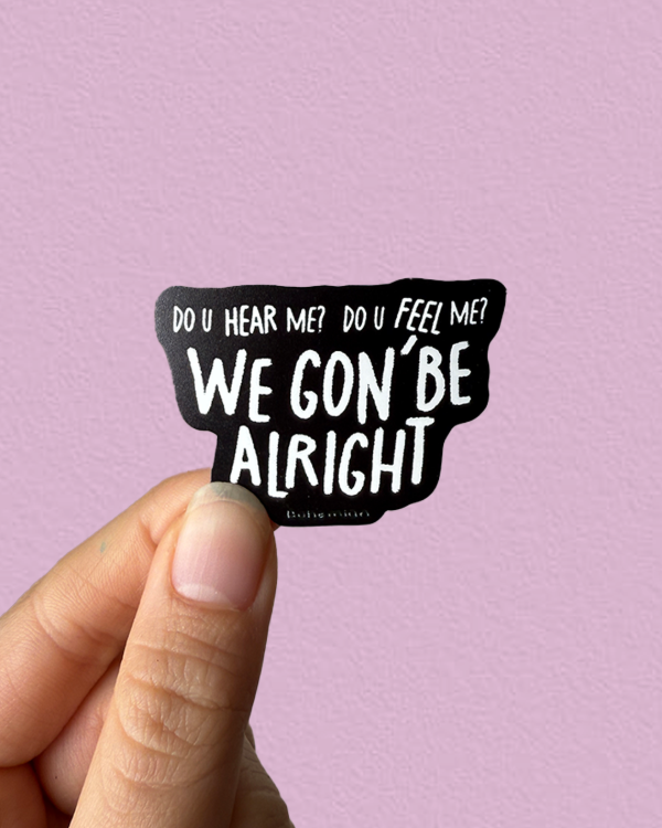 Producto - ALRIGHT - Sticker individual Kendrick Lamar