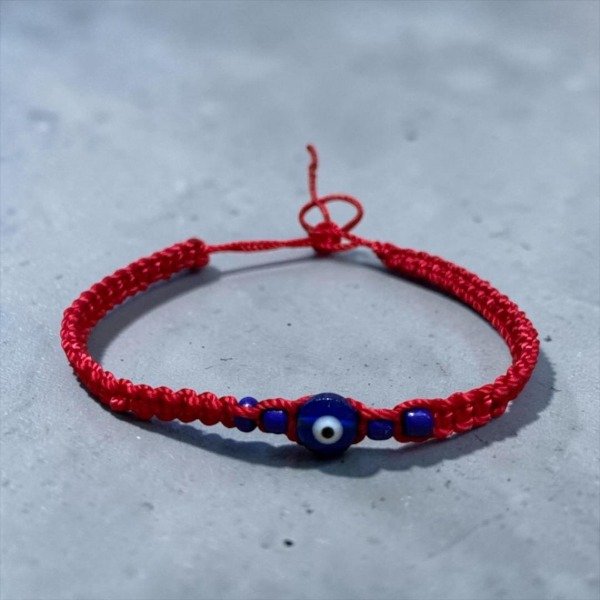 Producto - PULSERA DE HILO ROJO TRENZADO CON OJO TURCO (Cod.PUL03)