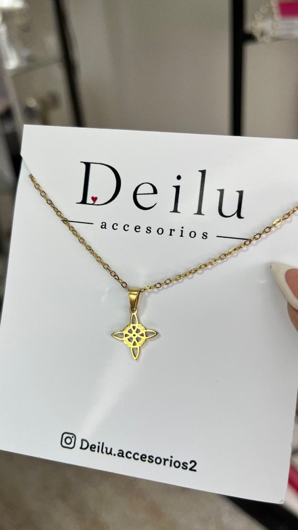 Producto - Collar nudo de bruja gold - 2
