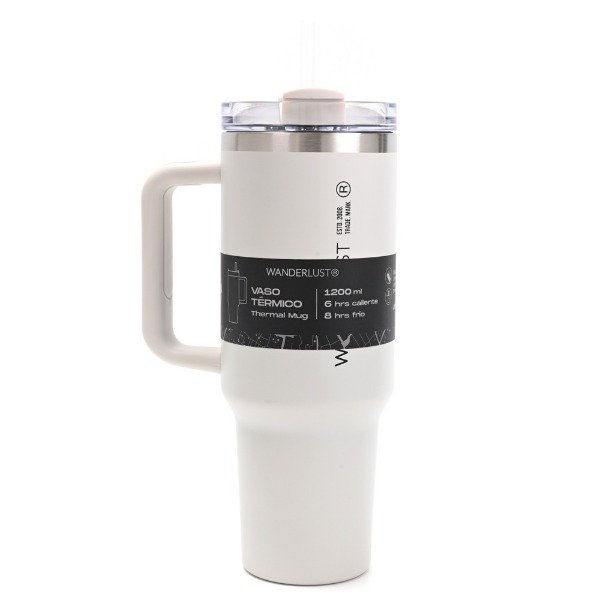 Producto - Vaso Termico con Bombilla 1200 ML BL.HUESO - WANDERLUST - 2
