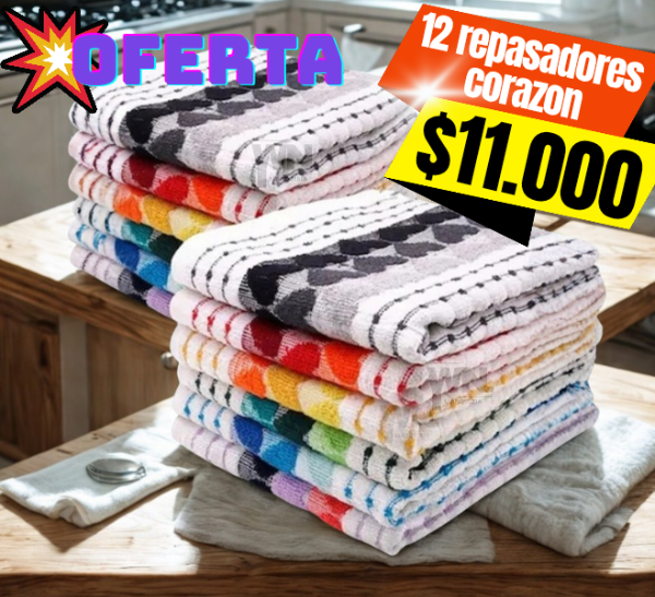 Producto - REPASADOR CORAZÓN x12 UNIDADES OFERTA