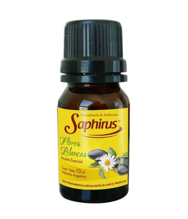 Producto - Aceite para Hornillos Saphirus - Flores Blancas