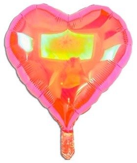 Producto - GMF Corazón 45cm Rosa Iridiscente